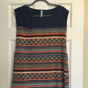 Short dress, lightweight with print